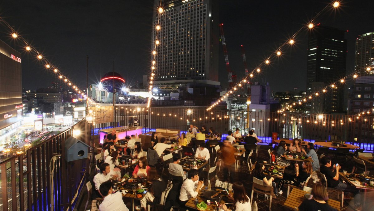 Osaka Minami Beer Garden Opens With Restrictions