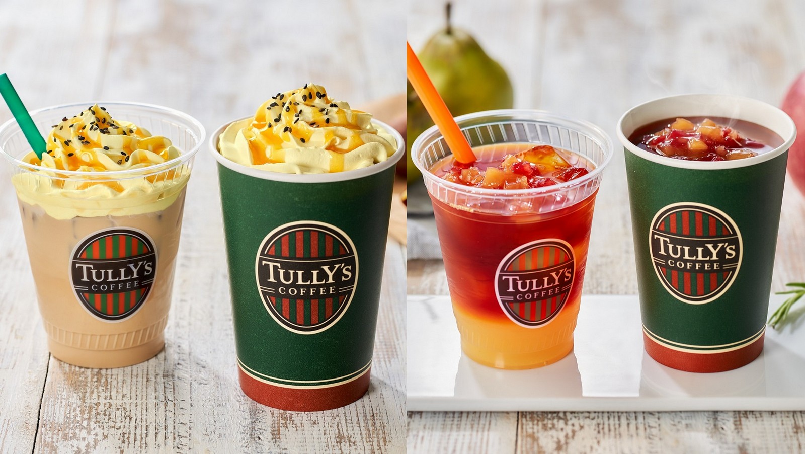 Tully's Launches "Hokkori OIMO Latte" And "&TEA Rooibos Fruit Tea" On September 2