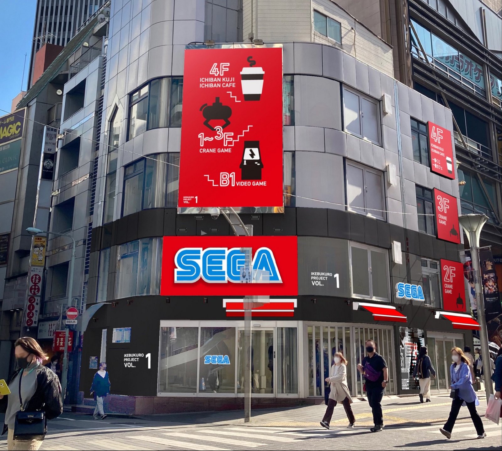 SEGA Ikebukuro Opened on Sunshine 60 Street | Japan FEAST