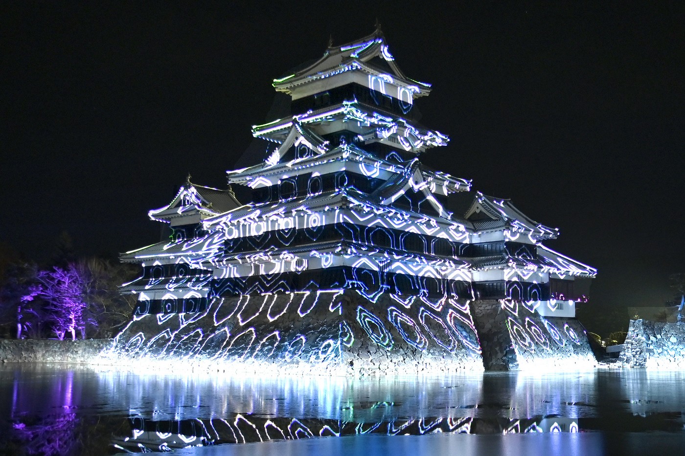 Matsumoto Castle Winter Lights Event Showcases Special Production