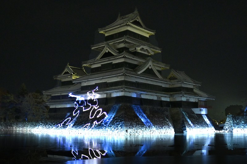 Matsumoto Castle Winter Lights Event Showcases Special Production