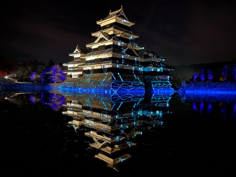 Matsumoto Castle Winter Lights Event Showcases Special Production