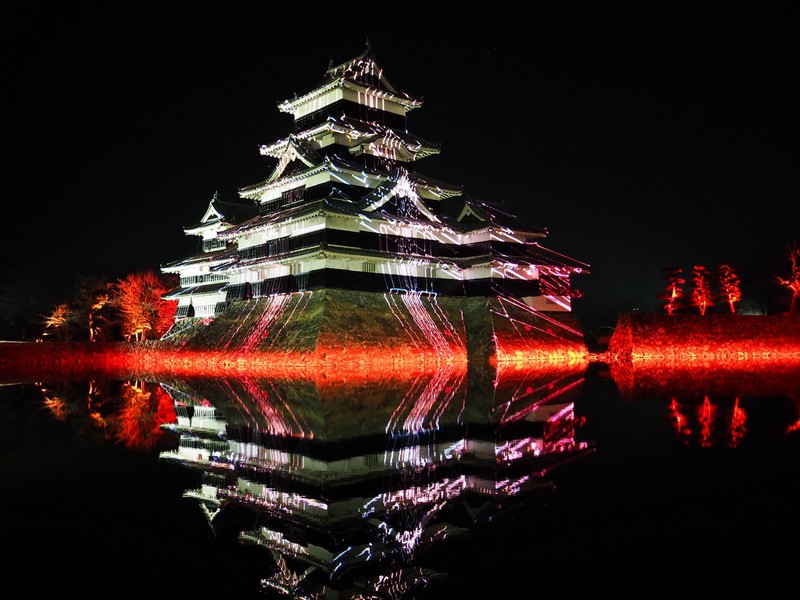 Matsumoto Castle Winter Lights Event Showcases Special Production