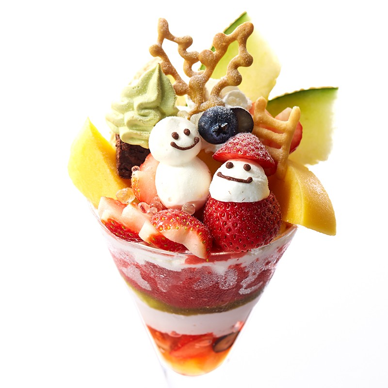 Takano Fruit Parlor Celebrates Holiday with Christmas Parfait