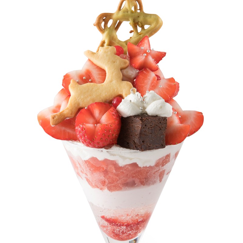 Takano Fruit Parlor Celebrates Holiday with Christmas Parfait