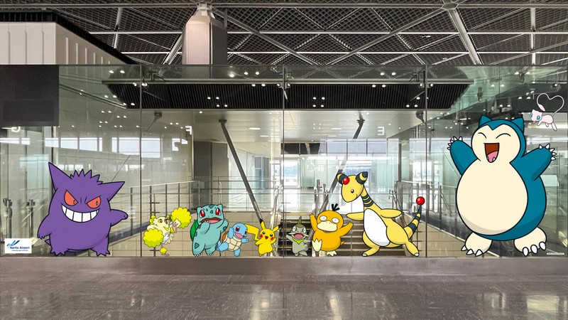 Pokemon sends you off at Narita Airport starting today