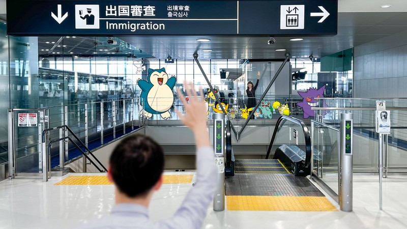 Pokemon sends you off at Narita Airport starting today