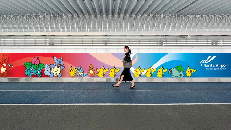 Pokemon sends you off at Narita Airport starting today